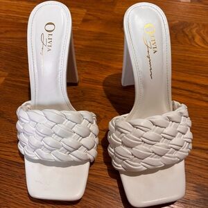 Olivia Ferguson Lattice Heeled Sandals